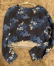 Hollister Cropped Hoddie