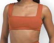 We Wore What Bandeau Bra top Rust Size Small