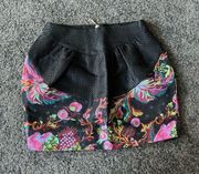 floral mini skirt Size M