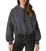 NWT Prana Ziller Wool Blend Heather Grey Sweatshirt Hoodie XS