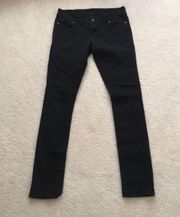 dELia*s Taylor Black Straight Leg Jeans