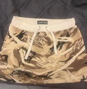 I. AM. GIA Camouflage Mini Skirt 