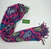 Lilly Pulitzer The Lilly Scarf Leaves In The Breeze