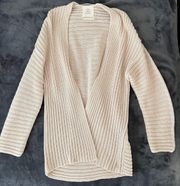 Cream Beige Knit Cardigan