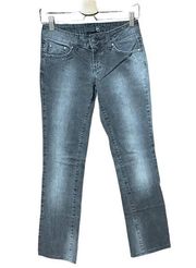 Just Cavalli Charcoal Gray Denim Whiskered Jeans Size 40 / US 4