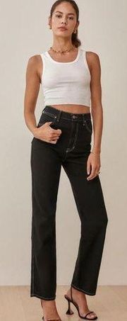 Reformation Cowboy High Rise Straight Jeans