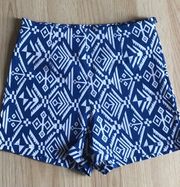 Size S Aztec High Waisted Shorts