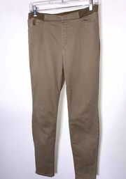 Uniqlo Tan Skinny Pull On Pants Size Medium ~