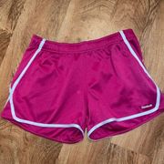 Reebok Womens bright pink athletic  shorts