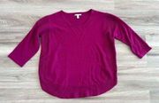 Dana Buchman XL Magenta Sweater