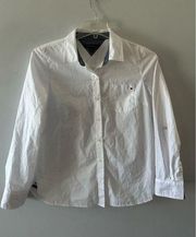 Tommy Hilfiger Women’s Button Down Collared NWOT White Medium