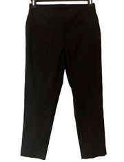 Coldwater Creek Black Rayon Pull on Pants Size 8