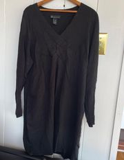 Lane Bryant Black Sweater Dress Size 18/20