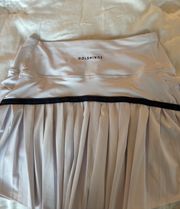 Gold  Pleated Tennis Skirt