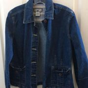 Ladies Caribbean joe denim jacket petite small