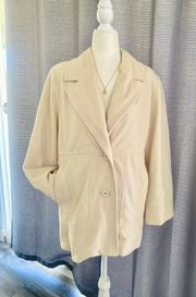 Vintage Juli de Roma Beige Women’s Coat Size Large