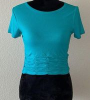 Jade Ruched Cropped Shirt