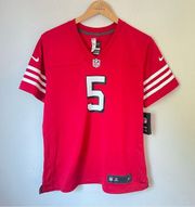 NWT NFL On Field Apparel women’s San Francisco 49ers Jersey Trey Lance #5, sz L