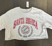 Cropped Santa Monica Tee