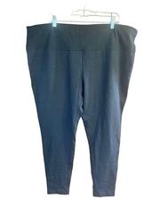 Terra Sky High Rise Black Pull on Fitted Pants Sz 3X NWT