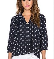 Ulla Johnson Aida Blouse Indigo - 0