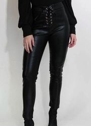 NWT Kittenish Black Faux Leather Pants Sz XL