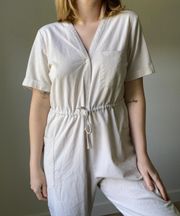 Beige Jumpsuit