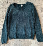 Forest Green Chenille Sweater