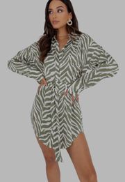 Wild Thang Zebra Dress