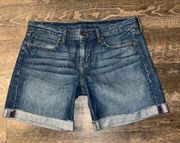 Banana Republic Denim Shorts Women’s Size 30 Medium Wash Cuffed