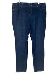 Torrid Women's Plus High Rise Dark Indigo Wash Straight Leg Jeans Stretch 20R