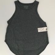 Melrose & Market Curved Hem Tank Top Tee Shirt S