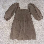 Leaving An Impression Taupe Dress