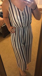 Striped Jumpsuit 