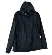 32 DEGREES Womens Rain Jacket Coat Weatherproof Black Size Medium