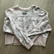 Adidas Pink Camo  Crewneck Sweatshirt