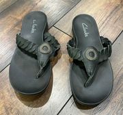 Clarks Leather Sandals