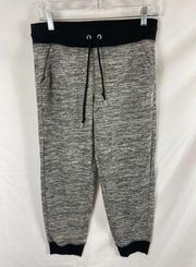 Reebok Marled Grey Jogger Sweatpants size small