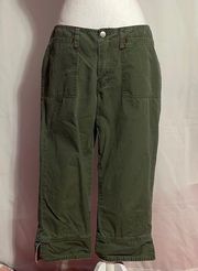 UnionBay Green Cargos Capri