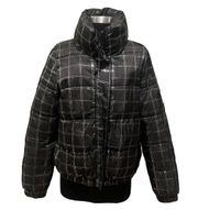 Sport women’s  Metallic Plaid Puffer Jacket - S