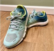 SALOMON PREDICT 2 RUNNING SHOES BLUE TEAL OMBRÉ WOMENS SIZE 8.5