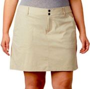 Columbia Skort Khaki Beige Tan Cargo Omni-Shield UPF Protection Size 6