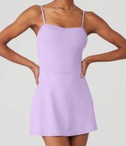 Alosoft Courtside Tennis Dress Violet Skies M