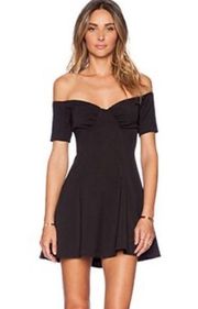 Whoops Fit and Flare Dress in Black size Small