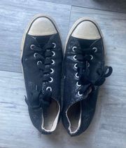 Converse Chuck Taylor Black Sparkly Low Tops
