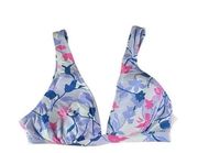 NWT Splendid Floral Blue/pink Bathing Suit Top Size Small