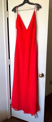 Dress Modena Backless Maxi Wedding Black-Tie Hot Day 12 NWT