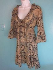 Bag Lady Mudpie Linen Summer Dress Size S