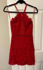 Red Mini Boutique Formal Dress