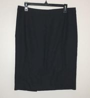 Vince‎ Wool pencil Skirt Black Womens Size 8 Work